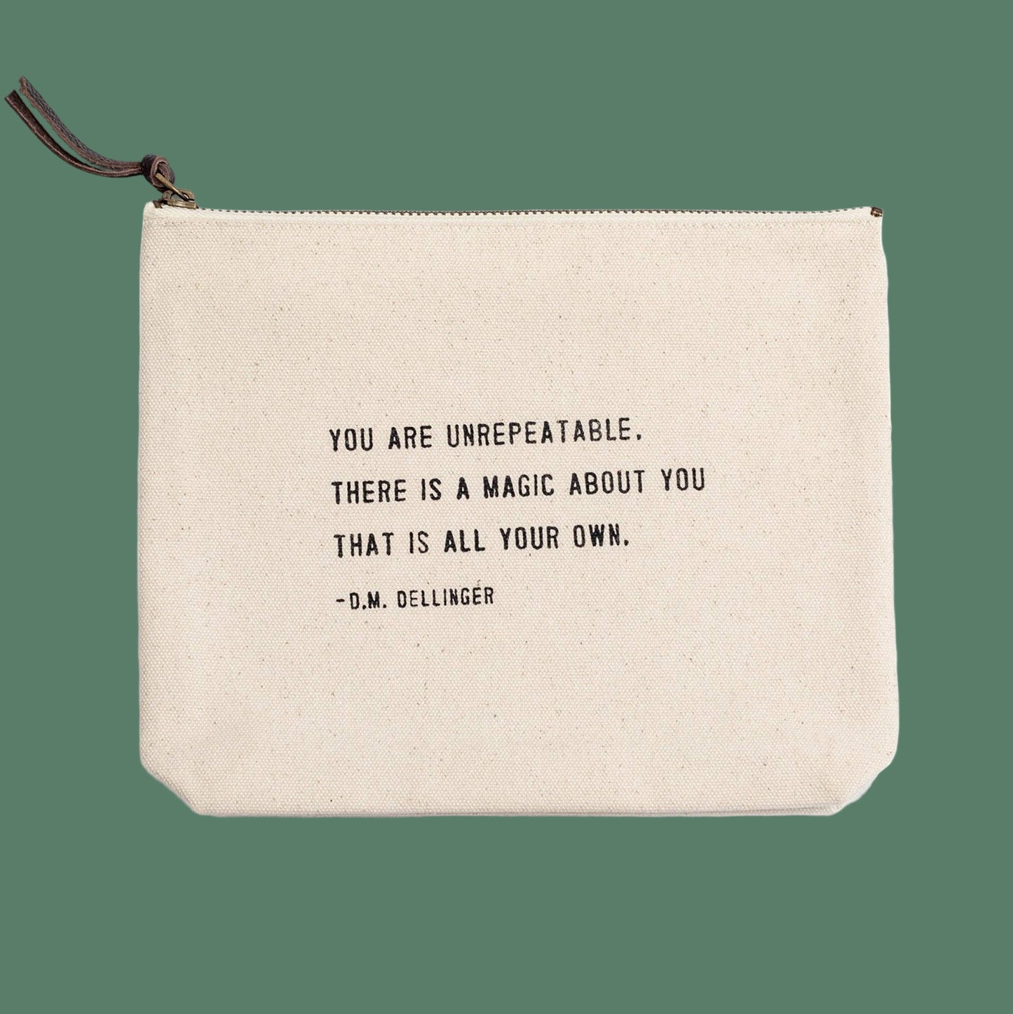 Canvas Zip Bag
