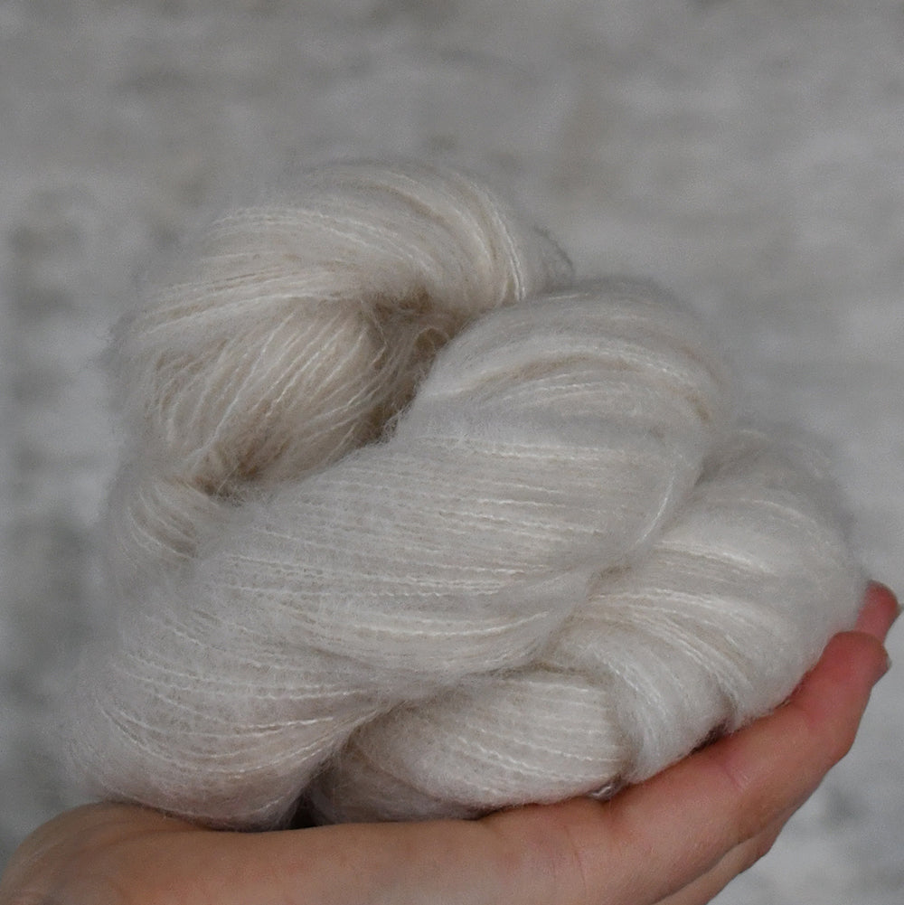YBR Undyed | 65% Baby Suri Alpaca 35% Silk