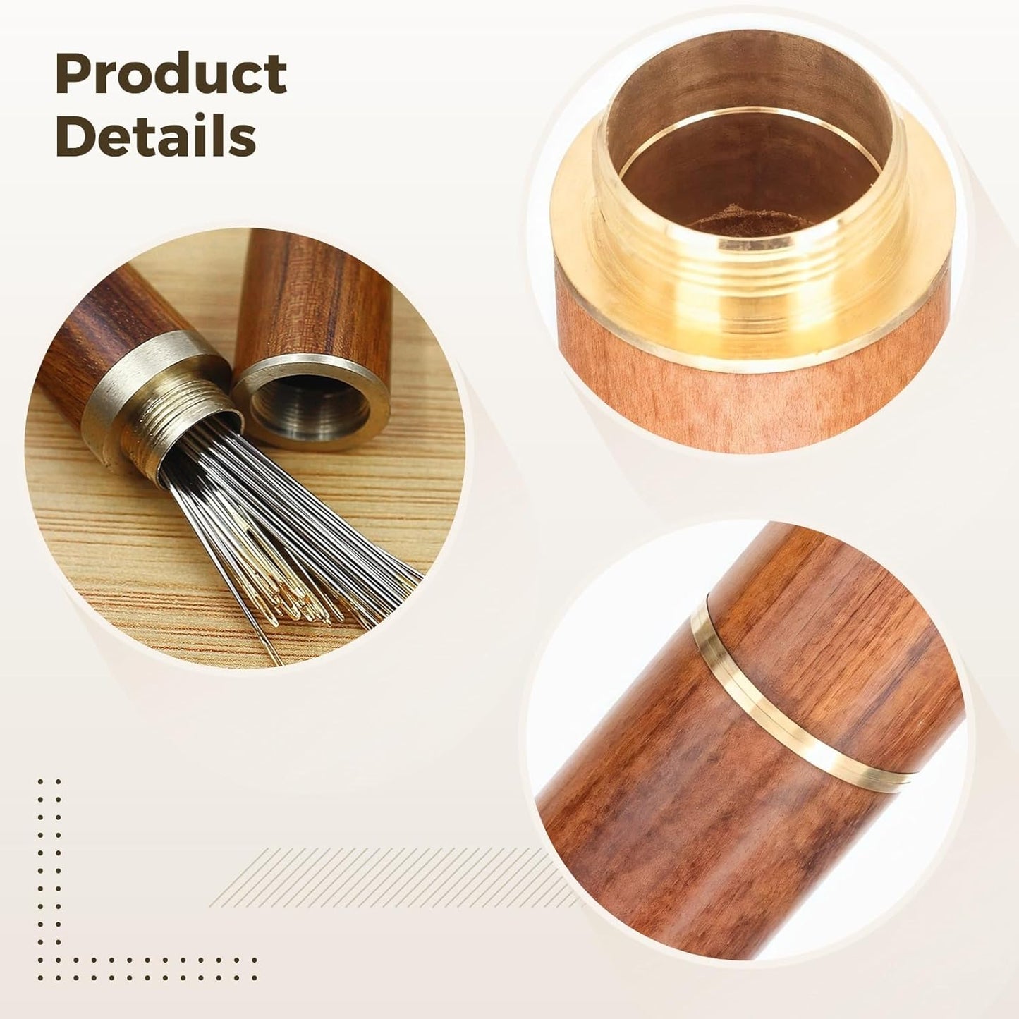 Wooden Needle Case