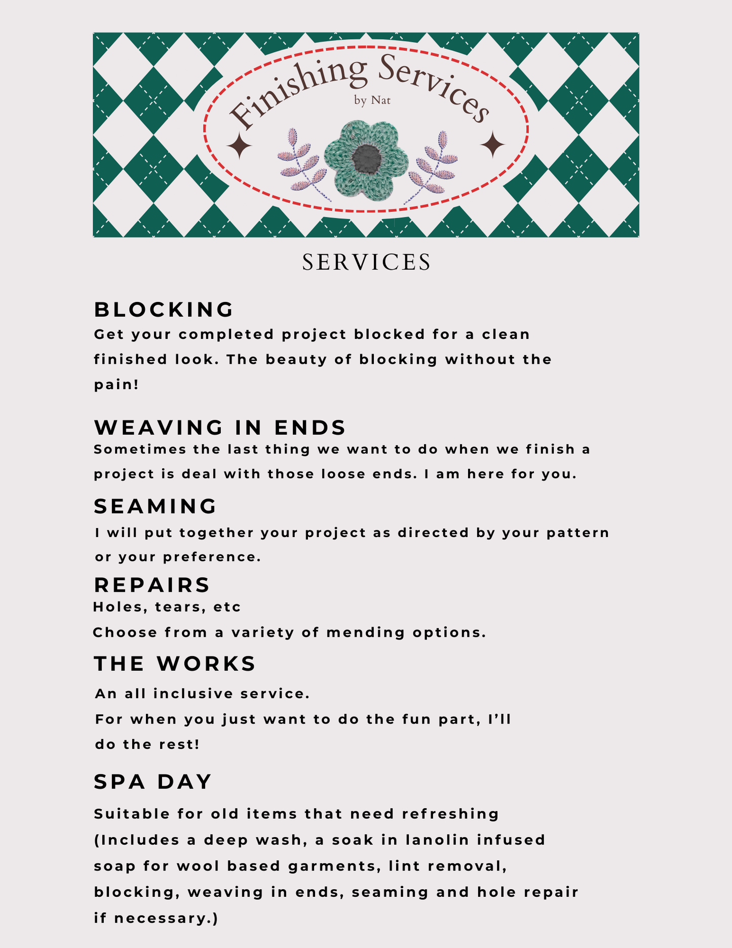 Finishing Services