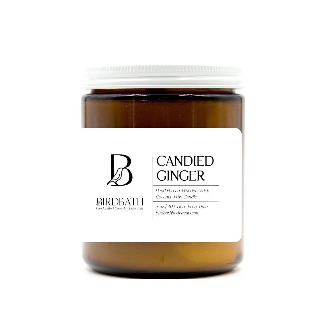 Birdbath | Coconut Wax Candle | w/ Wooden Wick