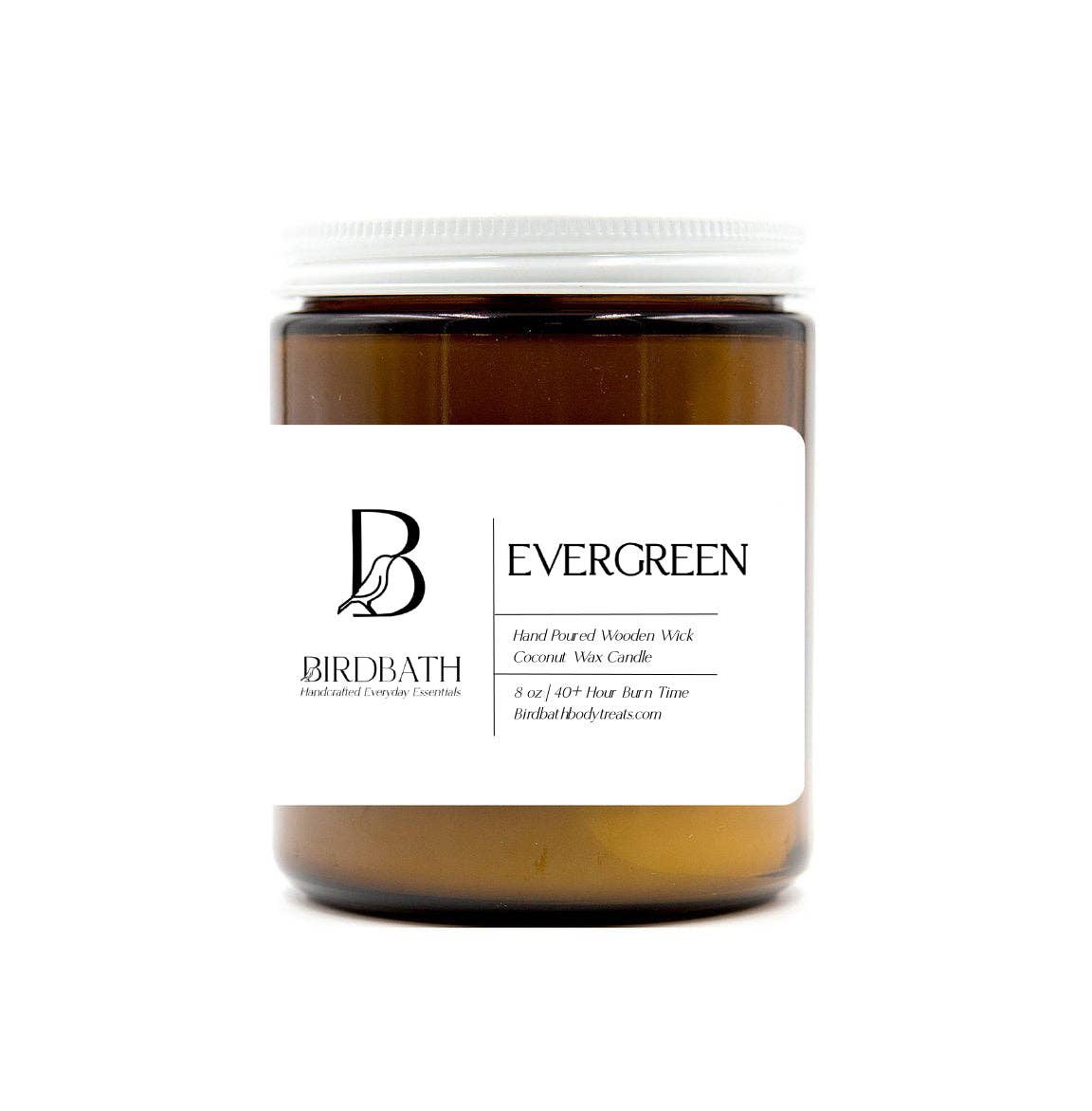 Birdbath | Coconut Wax Candle | w/ Wooden Wick