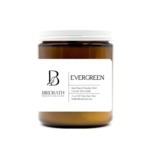 Birdbath | Coconut Wax Candle | w/ Wooden Wick